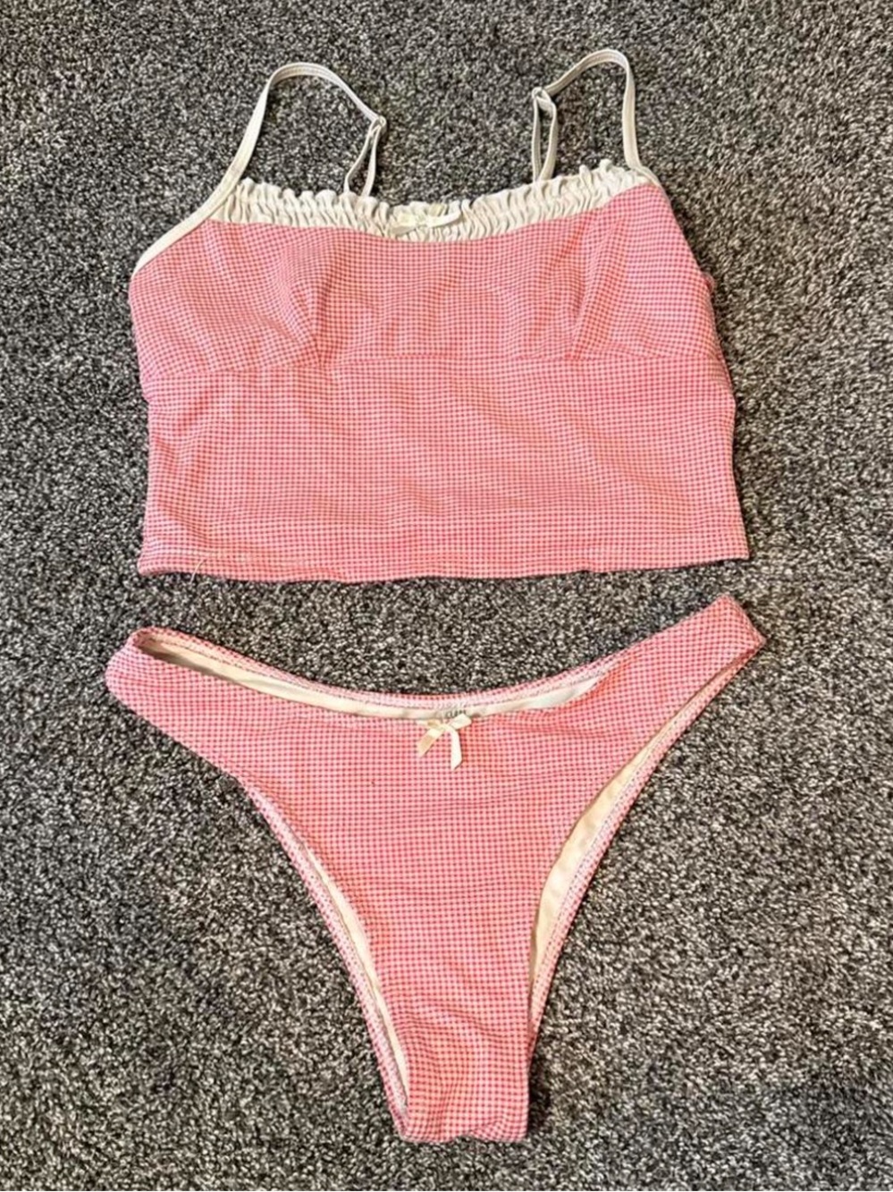 Gingham Tankini Set